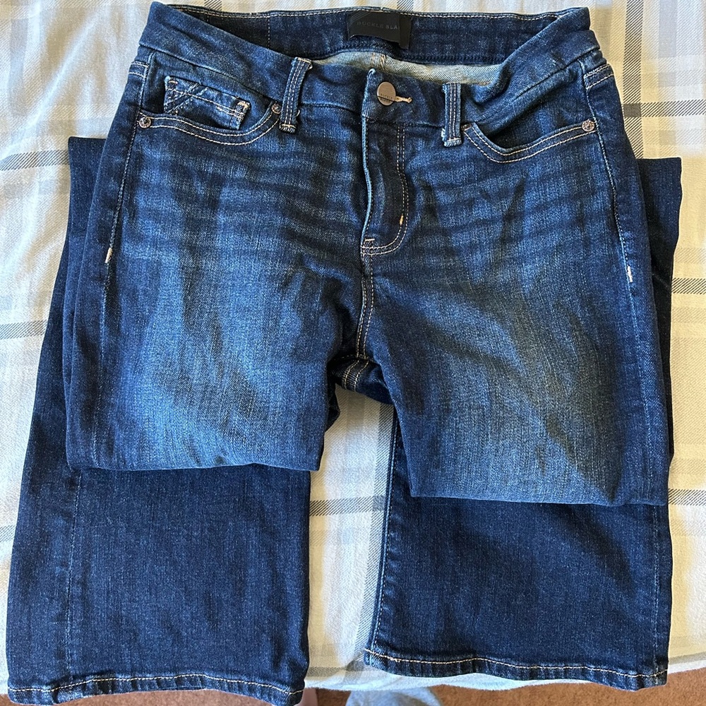 Buckle Black Jeans in dark wash